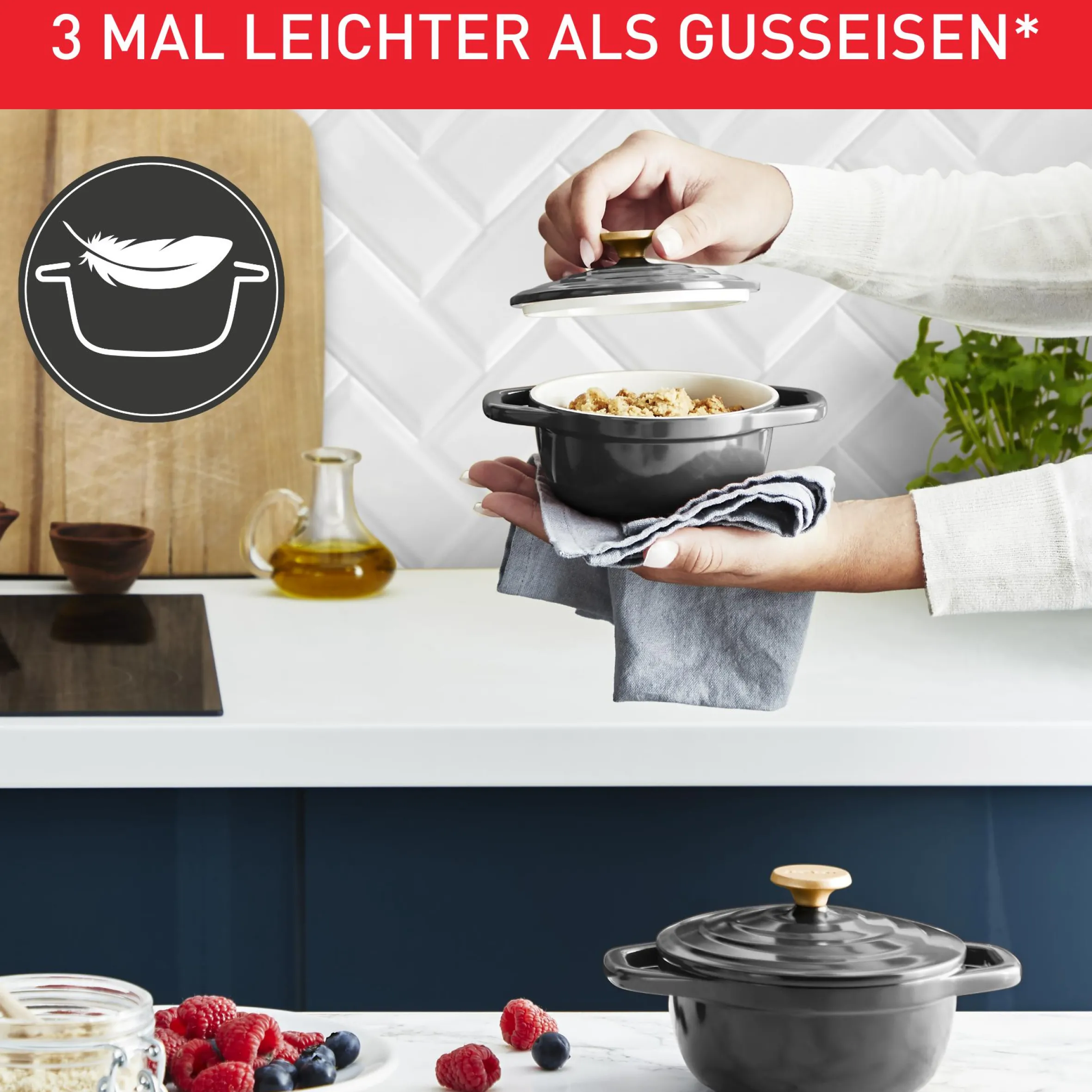 Air Kochtopf Set 2tlg. 11/11cm E255S2|Tefal Clearance