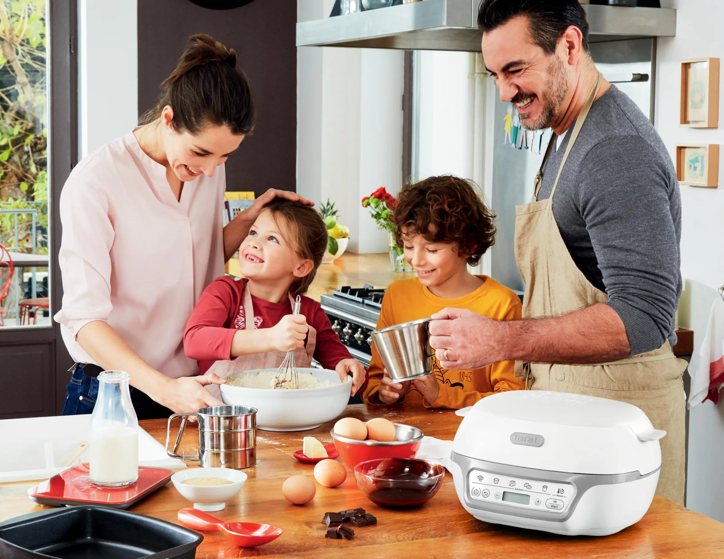 Cake Factory Délices Kuchenbackautomat Silver Maxi Pack KD8121|Tefal