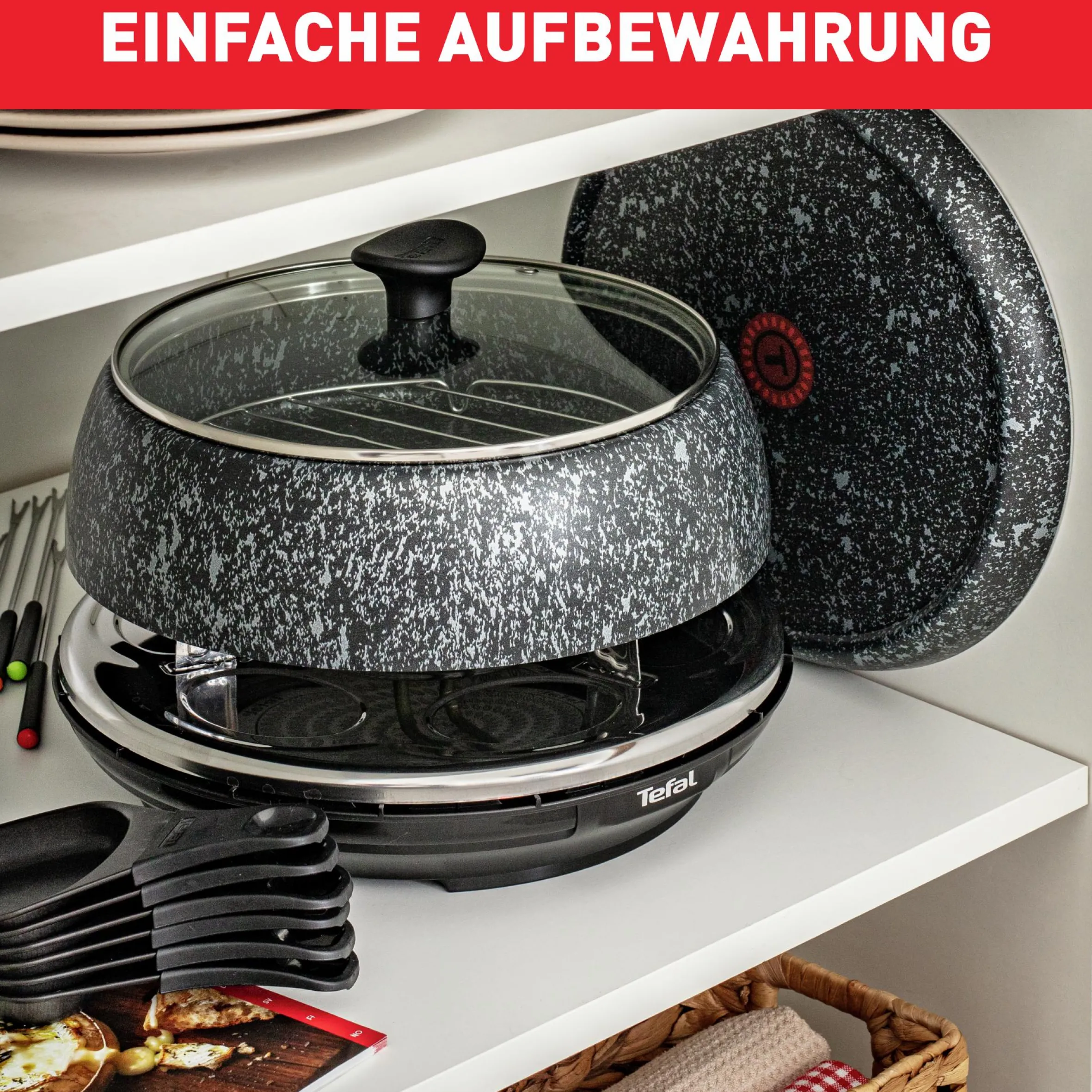 Cheese'N'Co Raclette-Grill & Fondue RE12C8|Tefal Discount