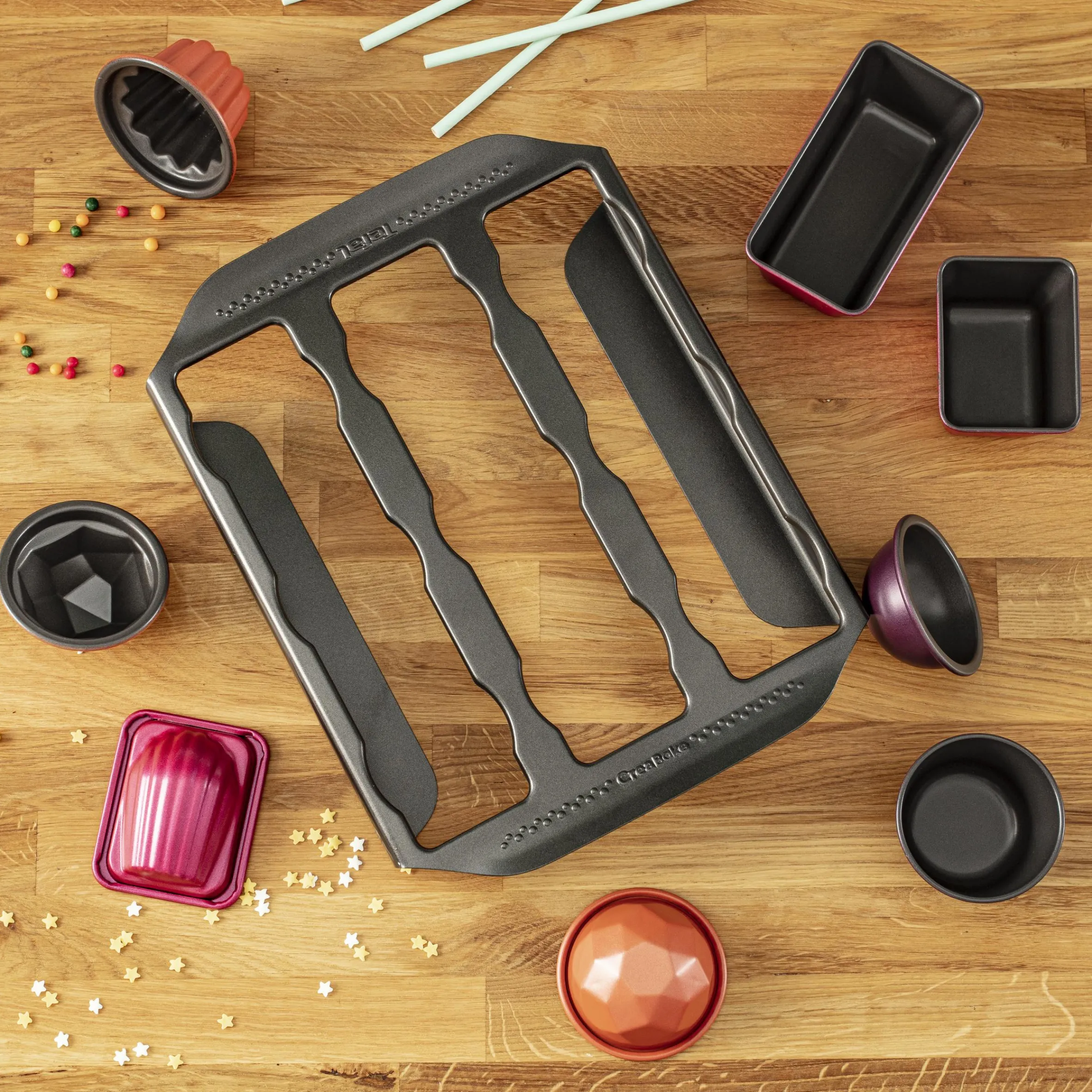 Creabake 2 tlg. Set für lange Kuchen J30795|Tefal Clearance