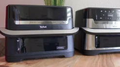 Dual Easy Fry Flex, Heißluftfritteuse, FlexCook Trennwand, 9L, EY9228|Tefal Outlet