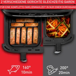 Dual Easy Fry XXL 11L Heißluftfritteuse EY9428|Tefal Clearance