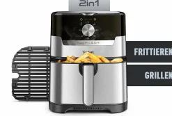 Easy Fry & Grill Classic+ Heißluftfritteuse EY501D|Tefal New