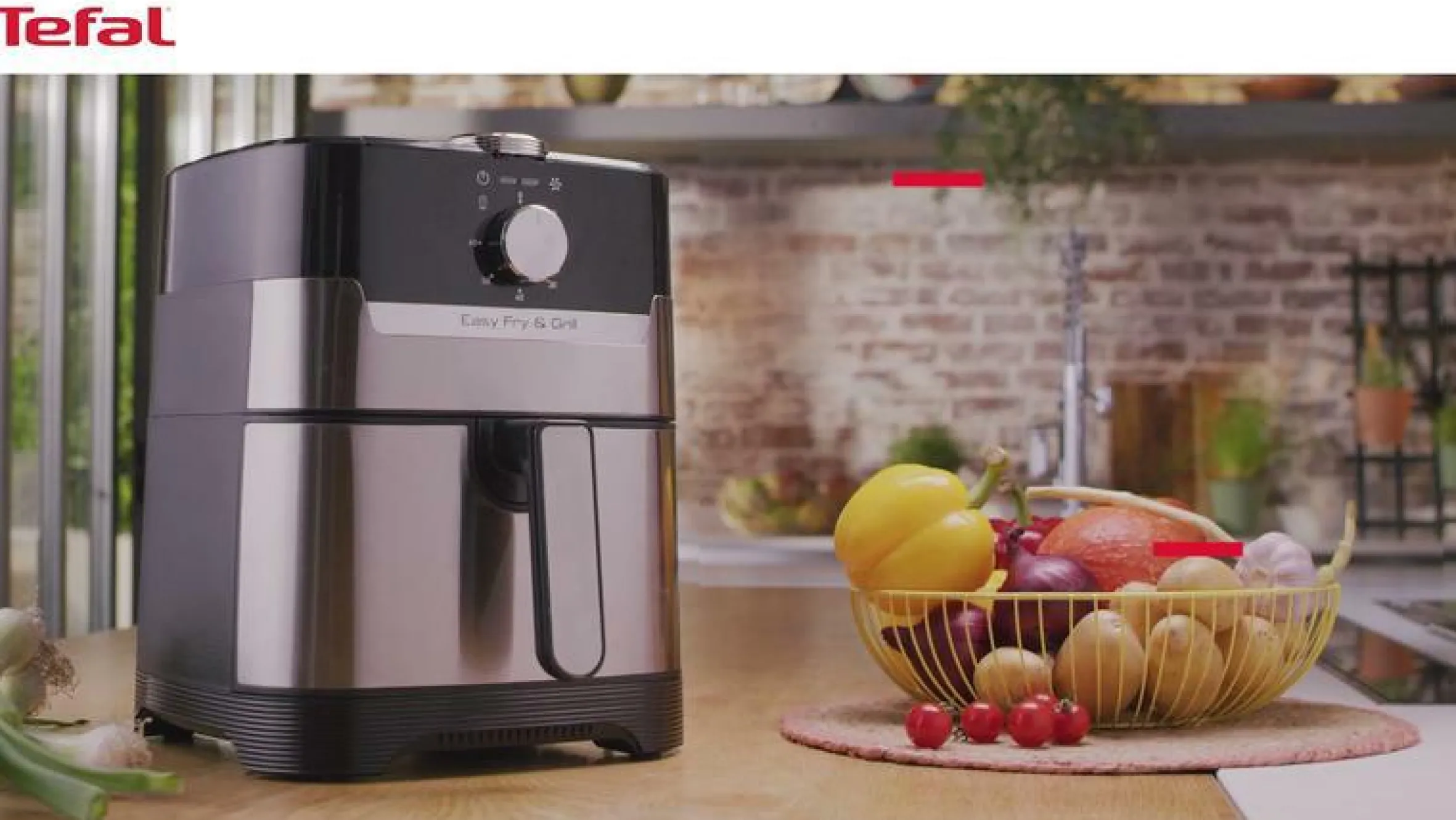 Easy Fry & Grill Classic+ Heißluftfritteuse EY501D|Tefal New