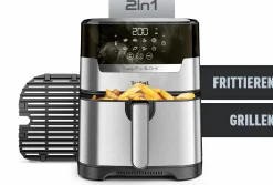 Easy Fry & Grill Deluxe Heißluftfritteuse EY505D|Tefal Hot