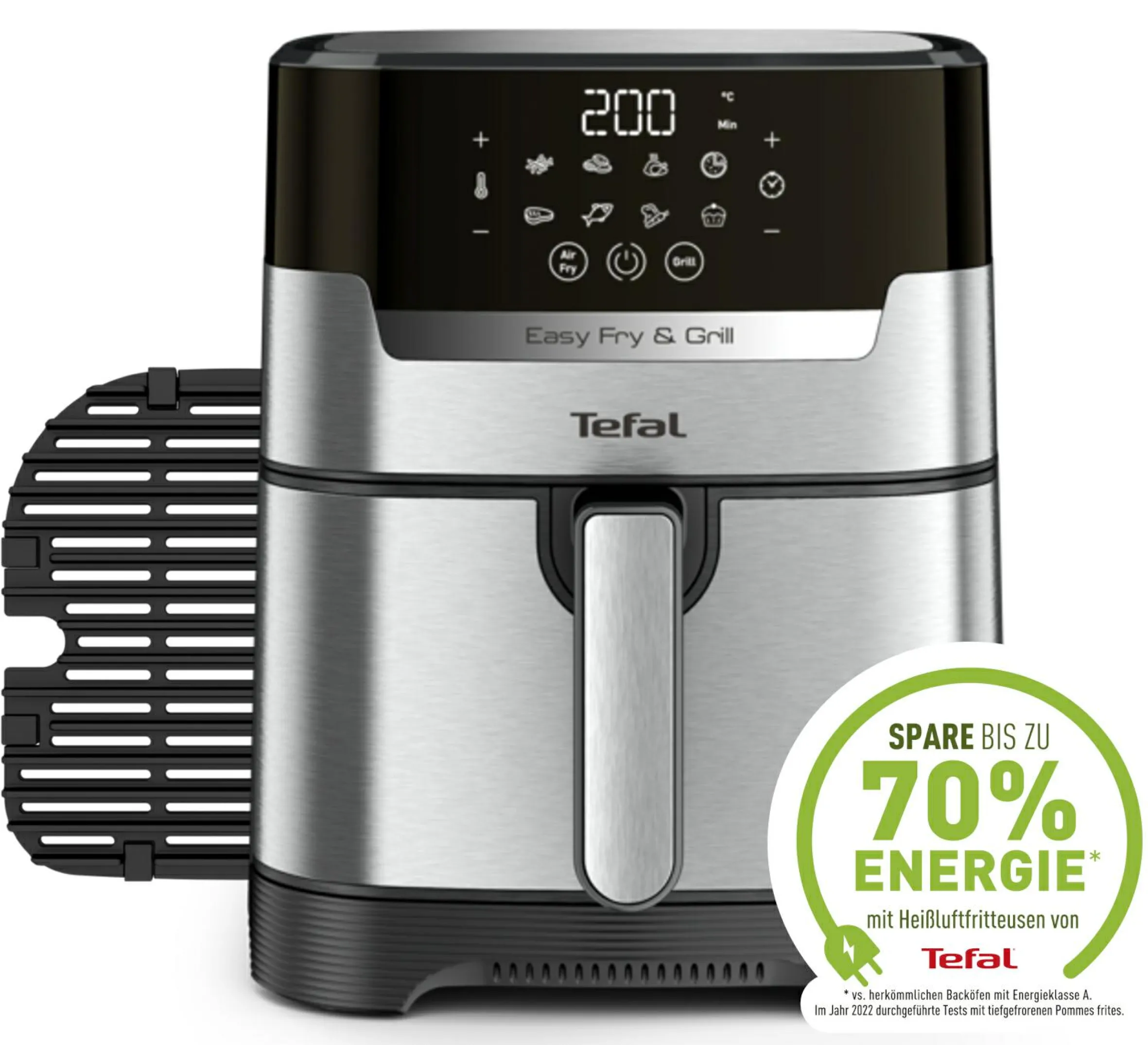 Easy Fry & Grill Deluxe Heißluftfritteuse EY505D|Tefal Hot