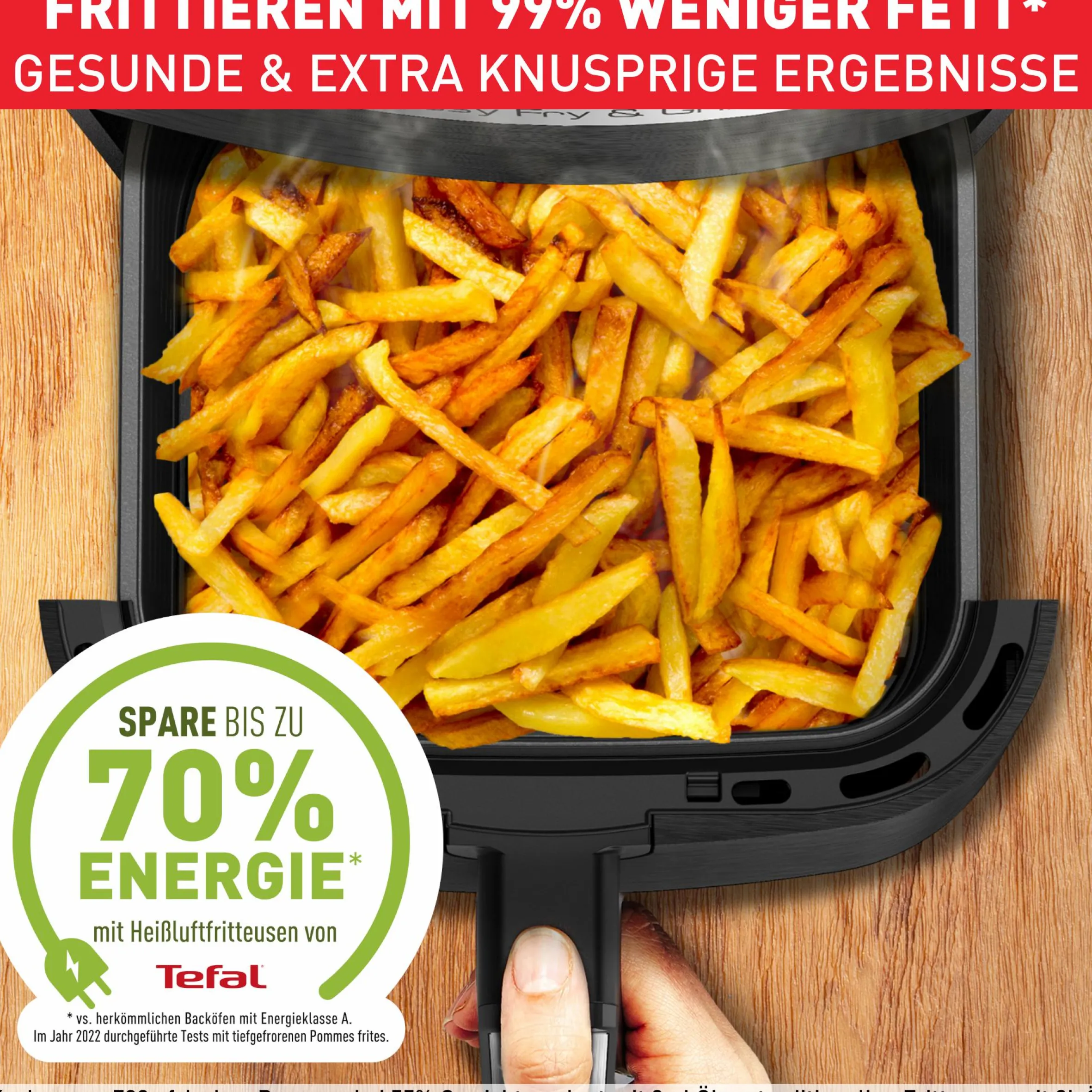 Easy Fry & Grill Deluxe Heißluftfritteuse EY505D|Tefal Hot