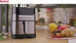 Easy Fry & Grill Deluxe Heißluftfritteuse EY505D|Tefal Hot