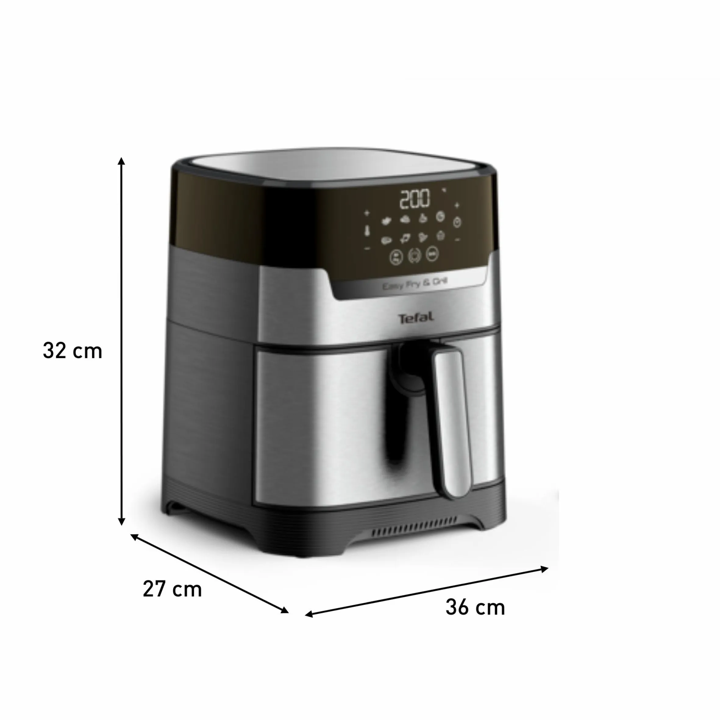 Easy Fry & Grill Deluxe Heißluftfritteuse EY505D|Tefal Hot