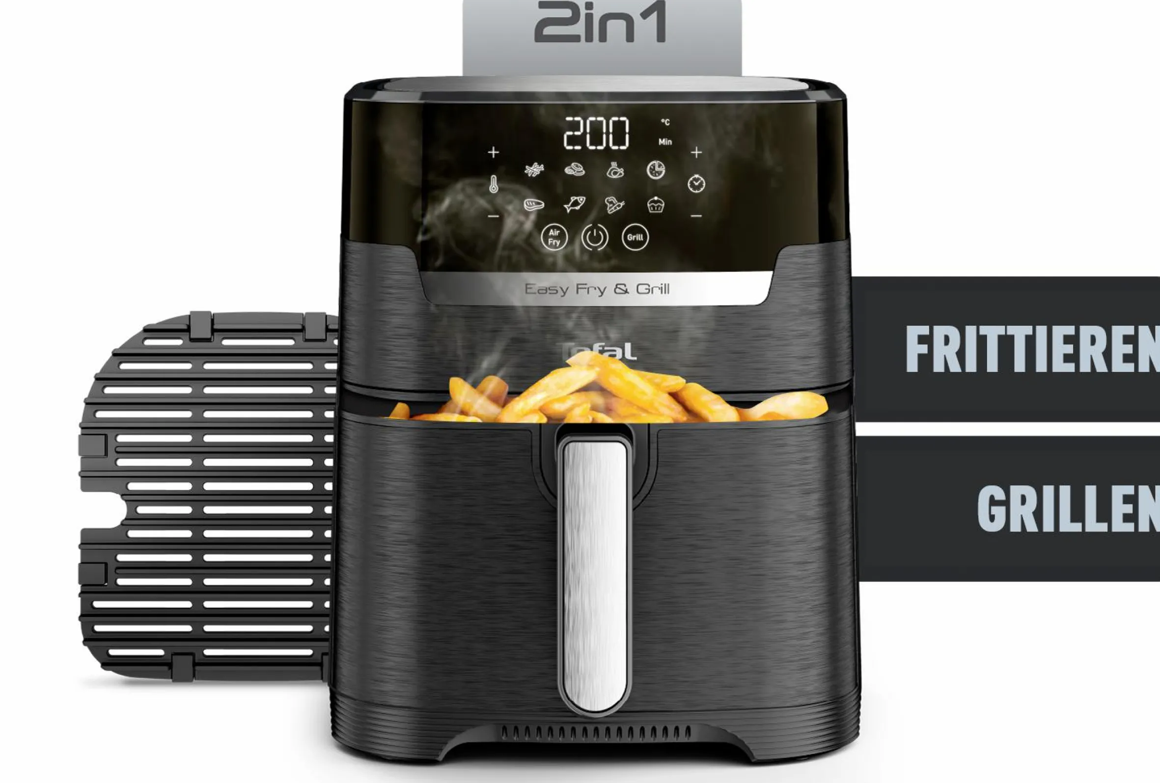 Easy Fry & Grill Precision Heißluftfritteuse EY5058|Tefal Sale