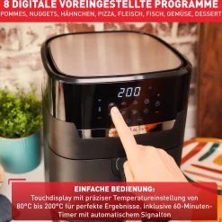 Easy Fry & Grill Precision Heißluftfritteuse EY5058|Tefal Sale