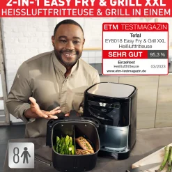 Easy Fry & Grill XXL Heißluftfritteuse EY8018|Tefal Hot