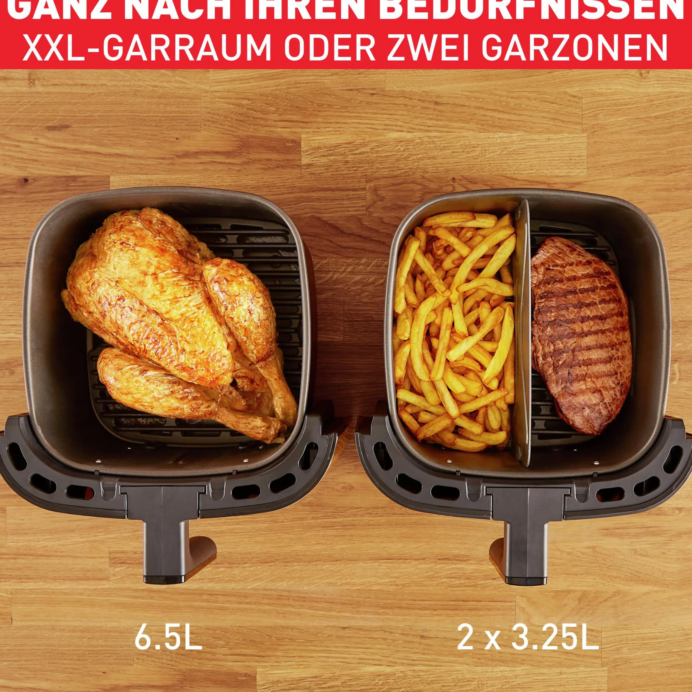 Easy Fry & Grill XXL Heißluftfritteuse EY8018|Tefal Hot
