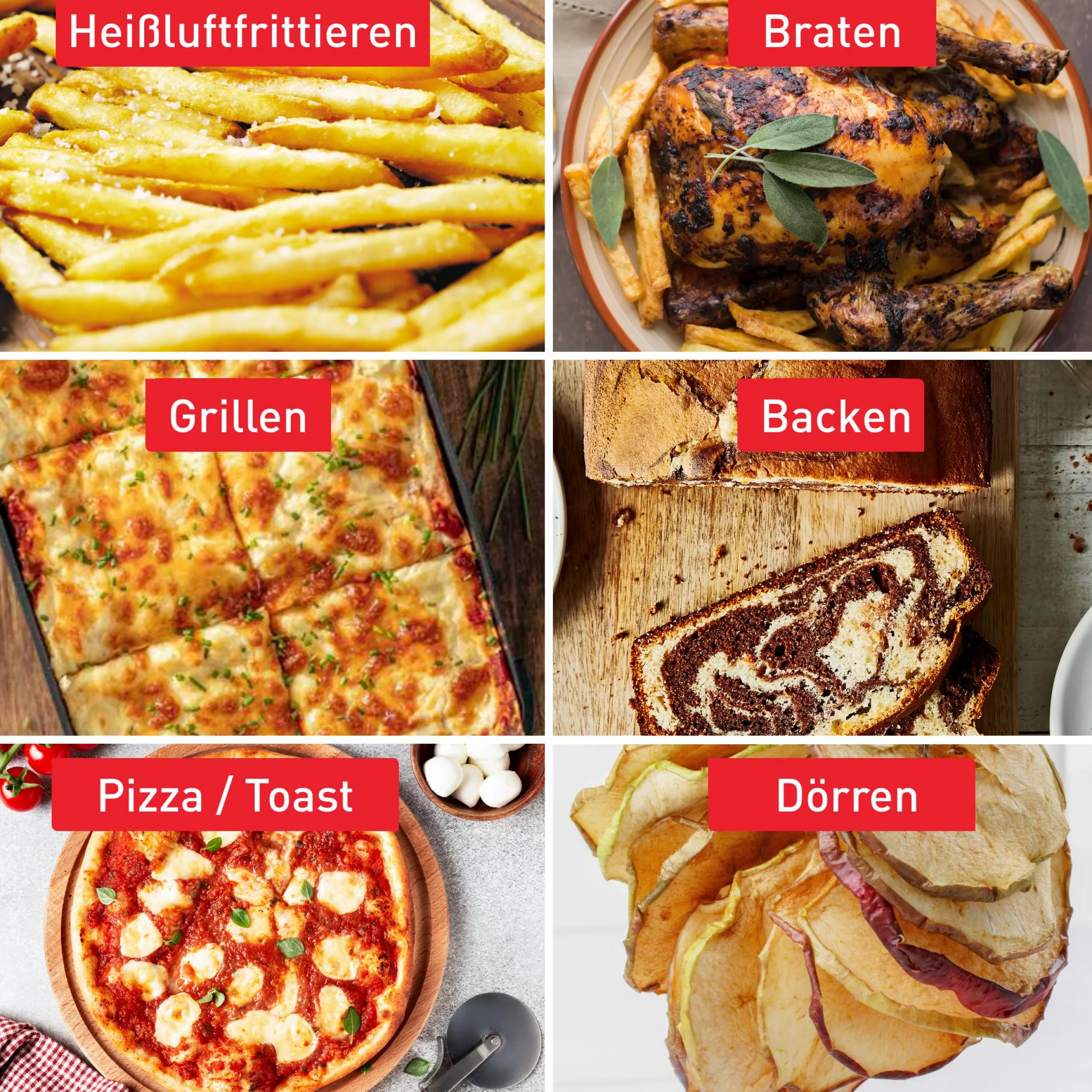 Easy Fry Air Fryer Oven 20L Heißluftfritteuse FW6058|Tefal Hot