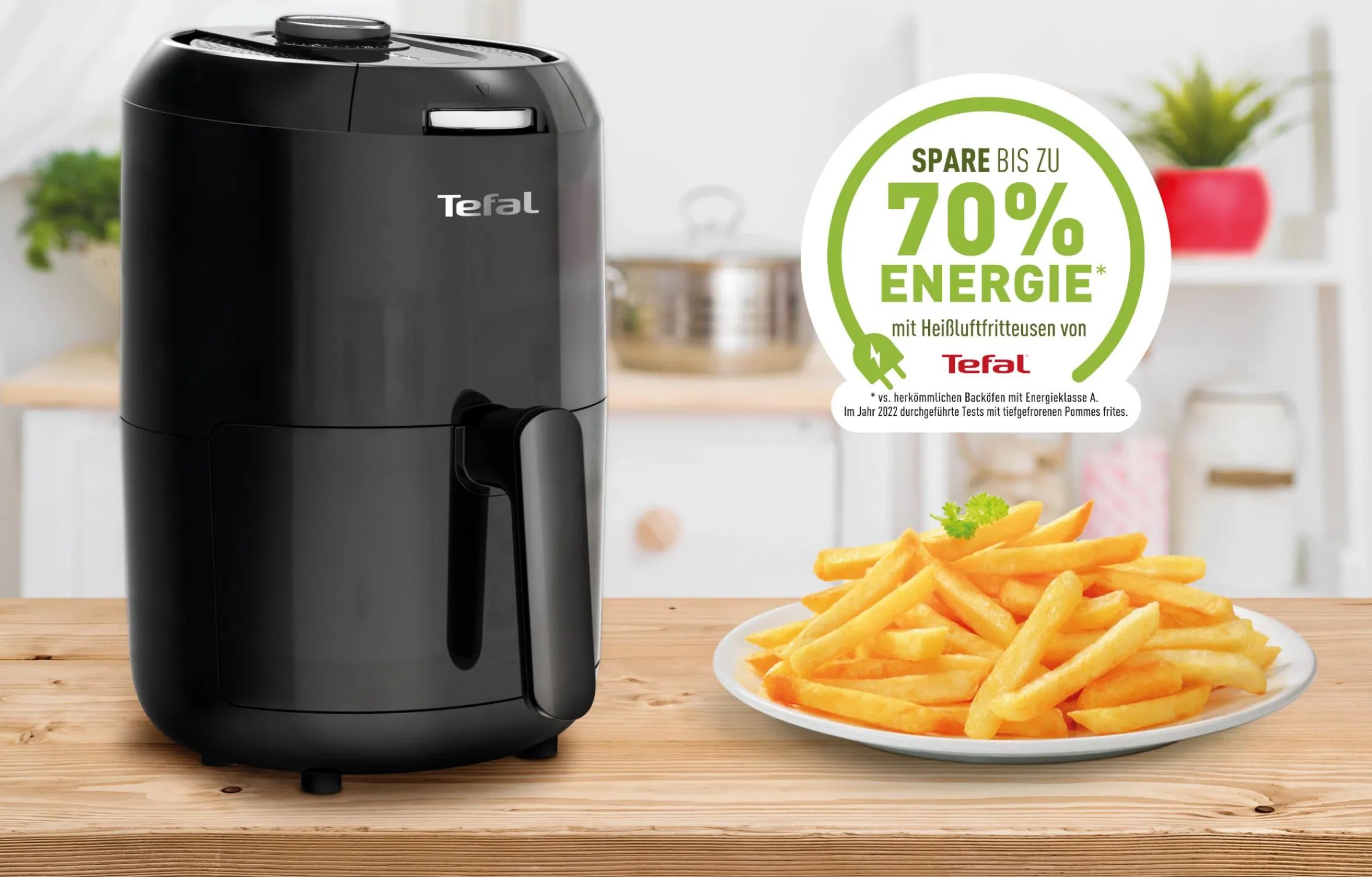 Easy Fry Compact Heißluftfritteuse EY1018|Tefal