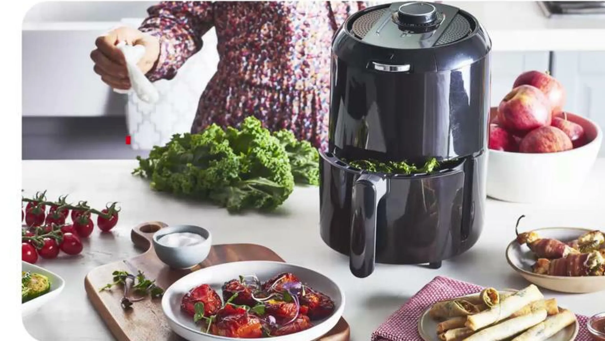 Easy Fry Compact Heißluftfritteuse EY1018|Tefal
