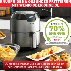 Easy Fry Deluxe Heißluftfritteuse EY401D|Tefal New
