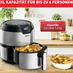 Easy Fry Deluxe Heißluftfritteuse EY401D|Tefal New