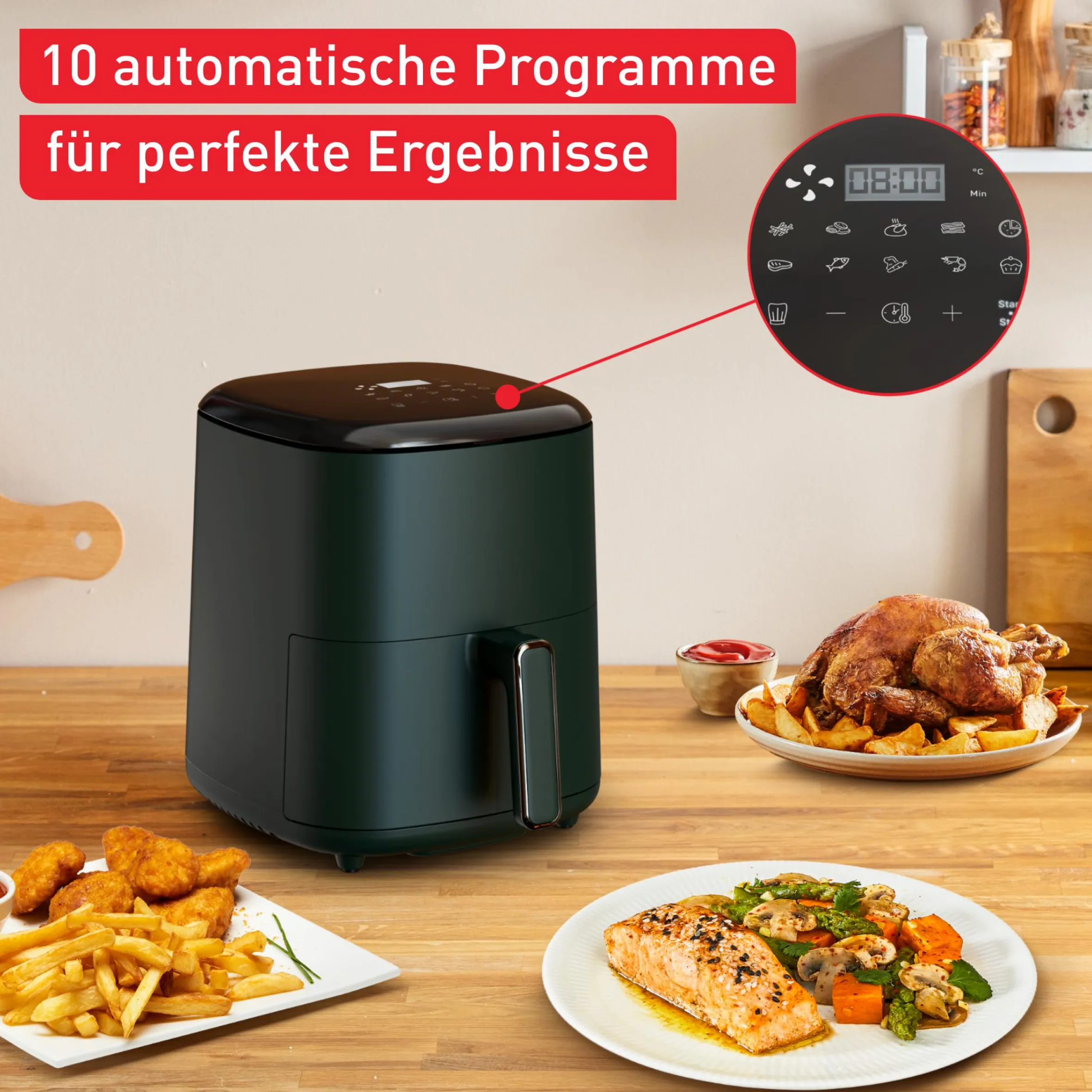 Easy Fry Max 5L Forest Heißluftfritteuse EY2453|Tefal Sale