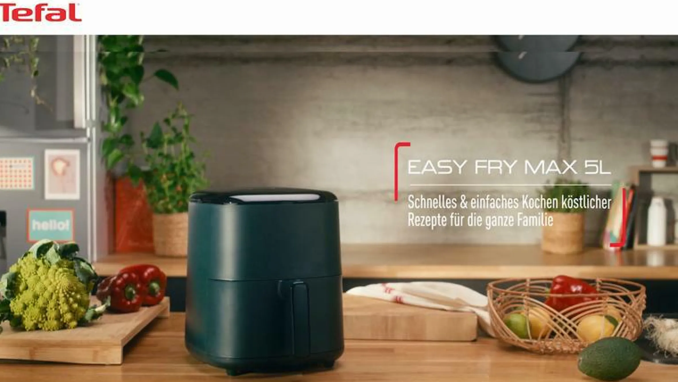 Easy Fry Max 5L Forest Heißluftfritteuse EY2453|Tefal Sale
