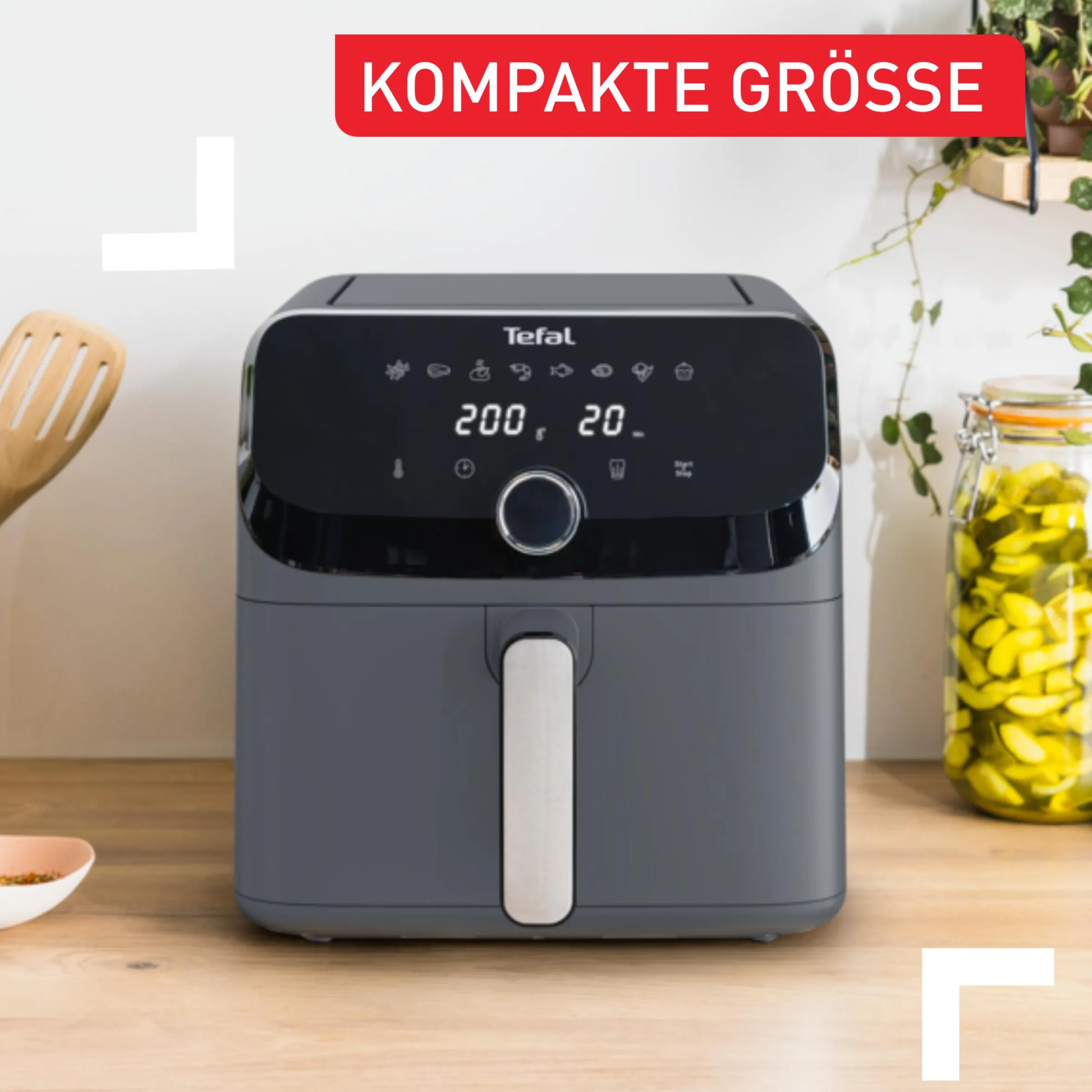 Easy Fry Mega Heißluftfritteuse EY855B|Tefal Discount