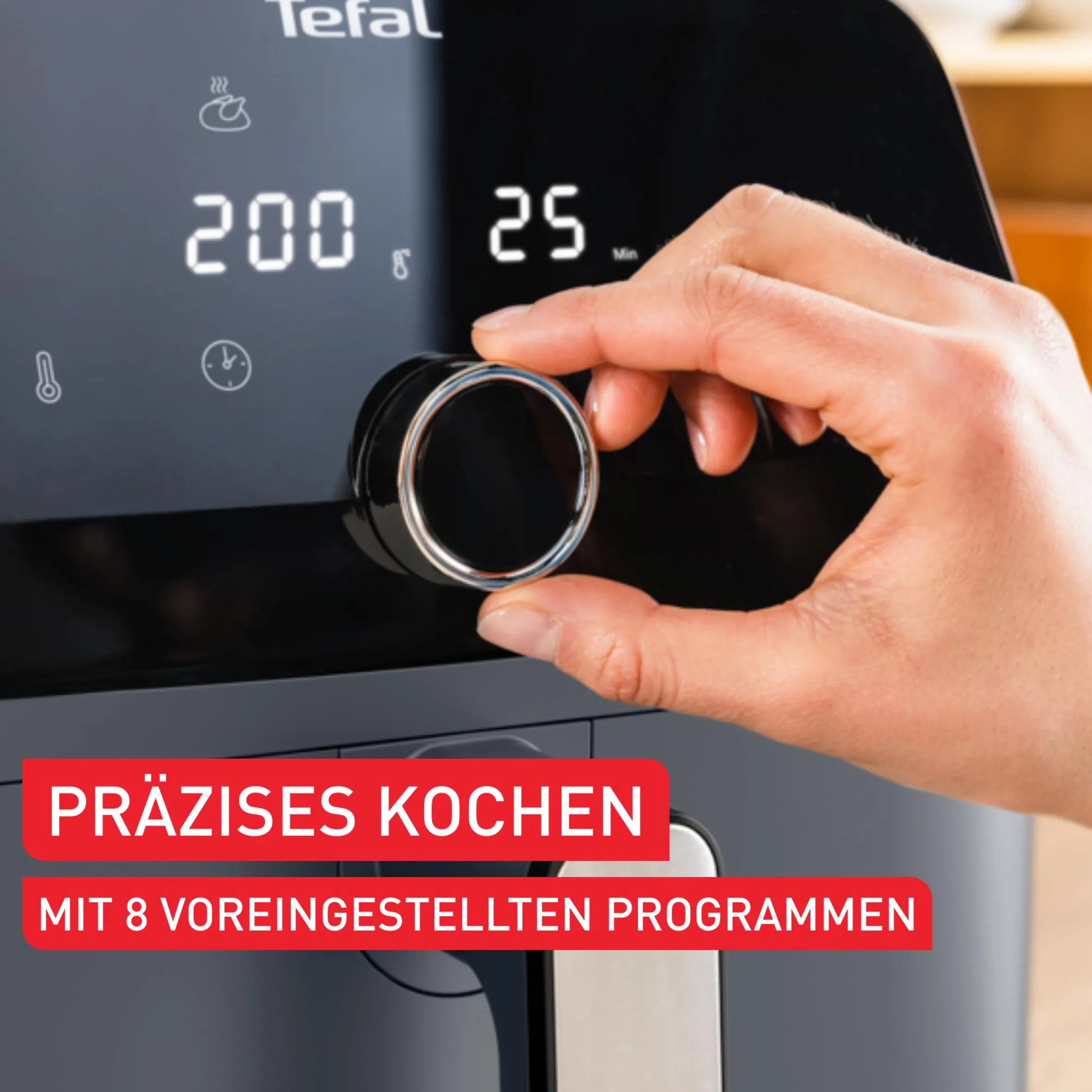 Easy Fry Mega Heißluftfritteuse EY855B|Tefal Discount