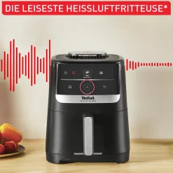 Easy Fry Smart & Silence, Heißluftfritteuse 5L, EY5728|Tefal New