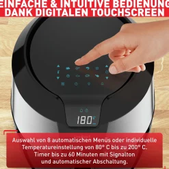 Easy Fry XXL Heißluftfritteuse EY701D|Tefal New