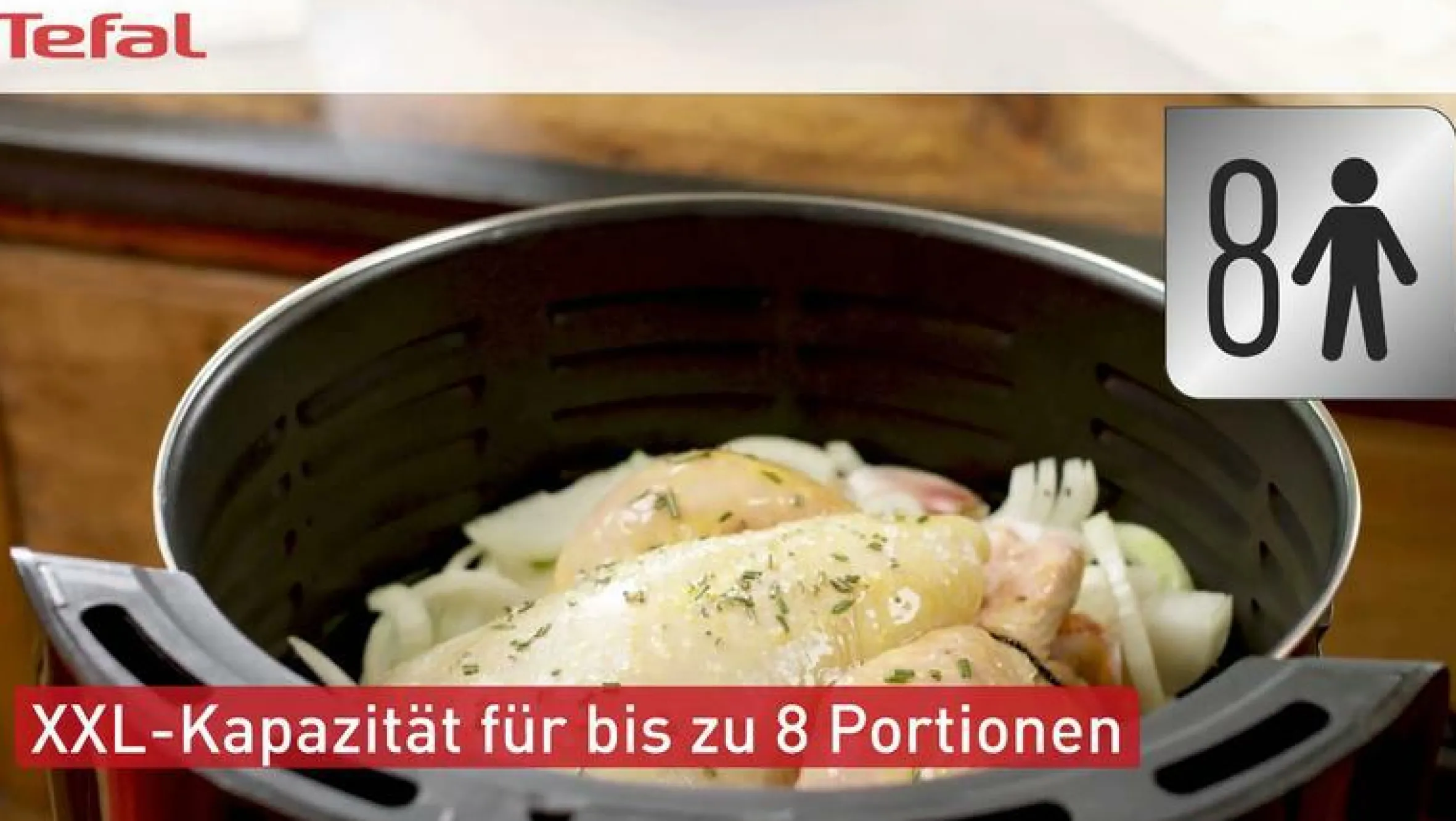 Easy Fry XXL Heißluftfritteuse EY701D|Tefal New