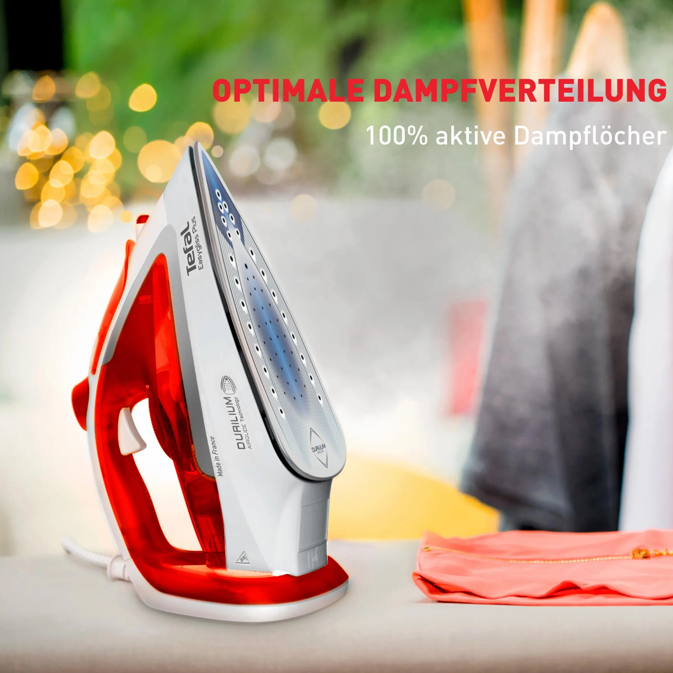 Easygliss Plus Dampfbügeleisen FV5738|Tefal Best