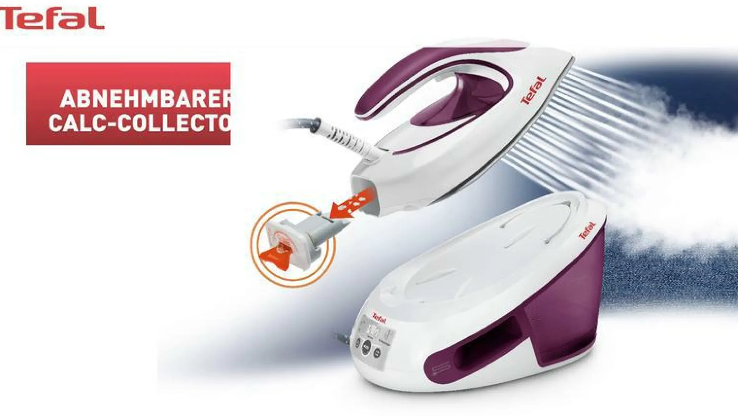 Express Anti-Calc Dampfbügelstation SV8054|Tefal Sale