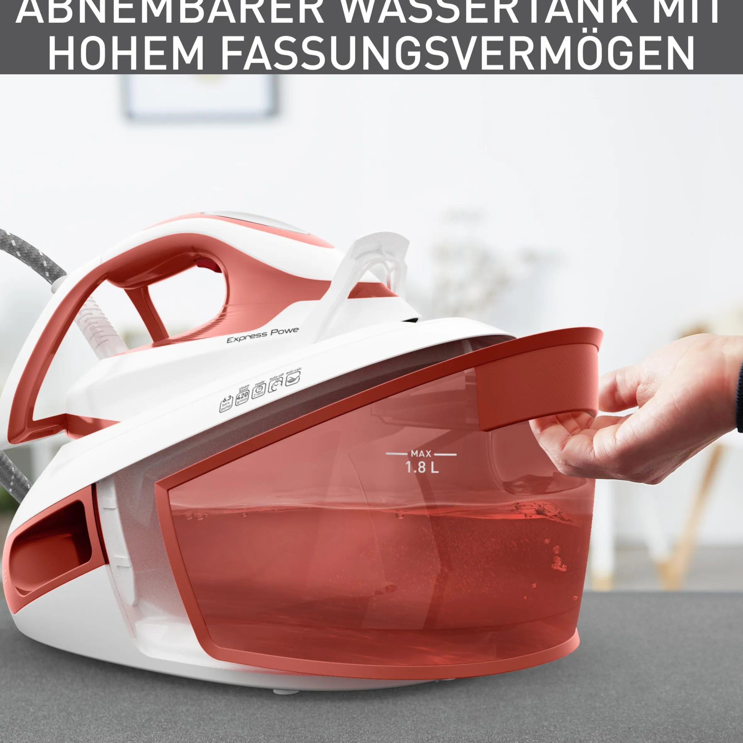 Express Power Dampfbügelstation SV8110|Tefal Outlet