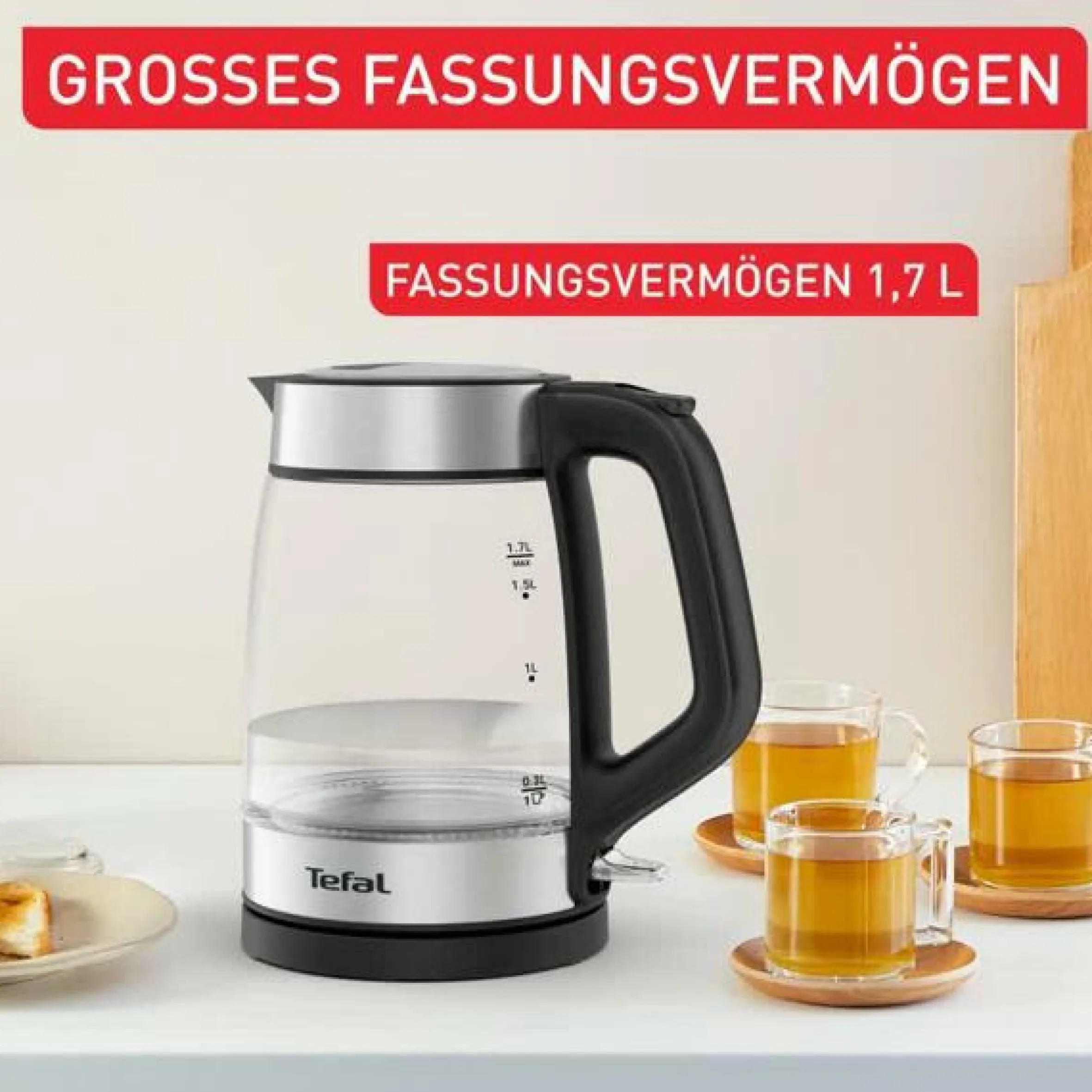 Glas-Wasserkocher KI6058|Tefal Sale