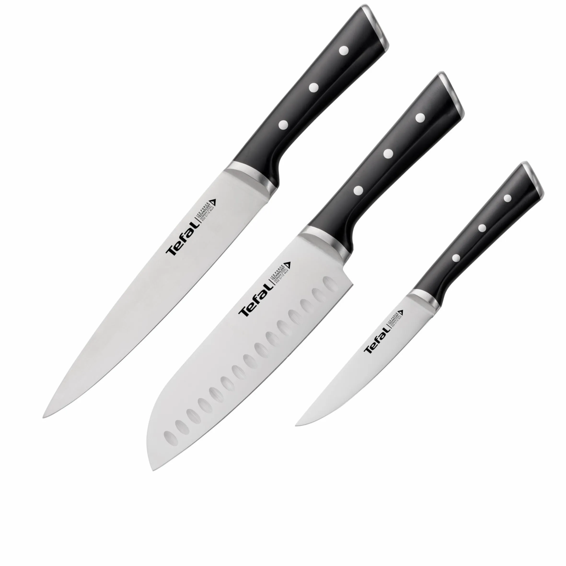 Ice Force Küchenmesser 3 tlg. Set K232S374|Tefal Hot