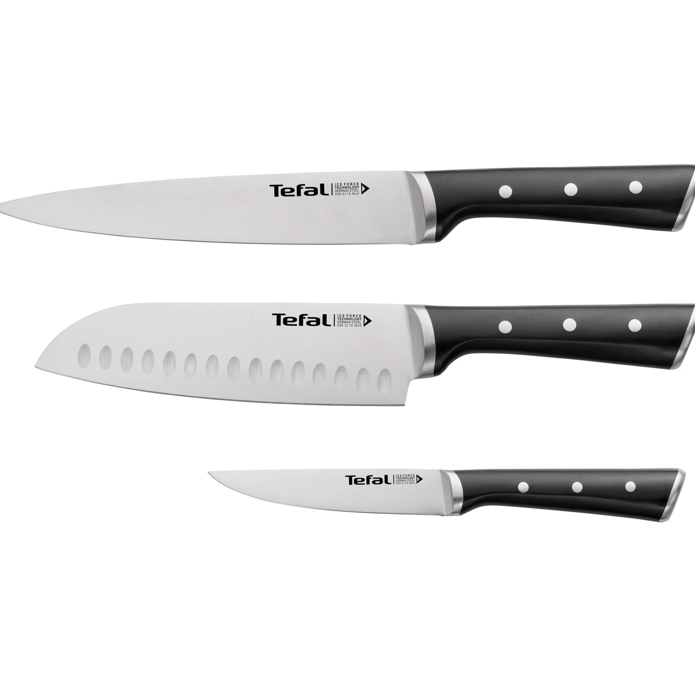 Ice Force Küchenmesser 3 tlg. Set K232S374|Tefal Hot