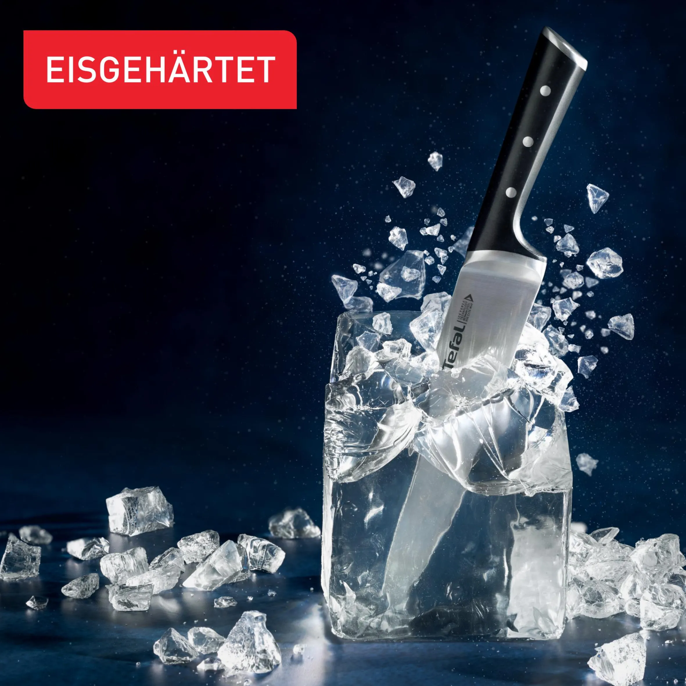 Ice Force Küchenmesser 3 tlg. Set K232S374|Tefal Hot