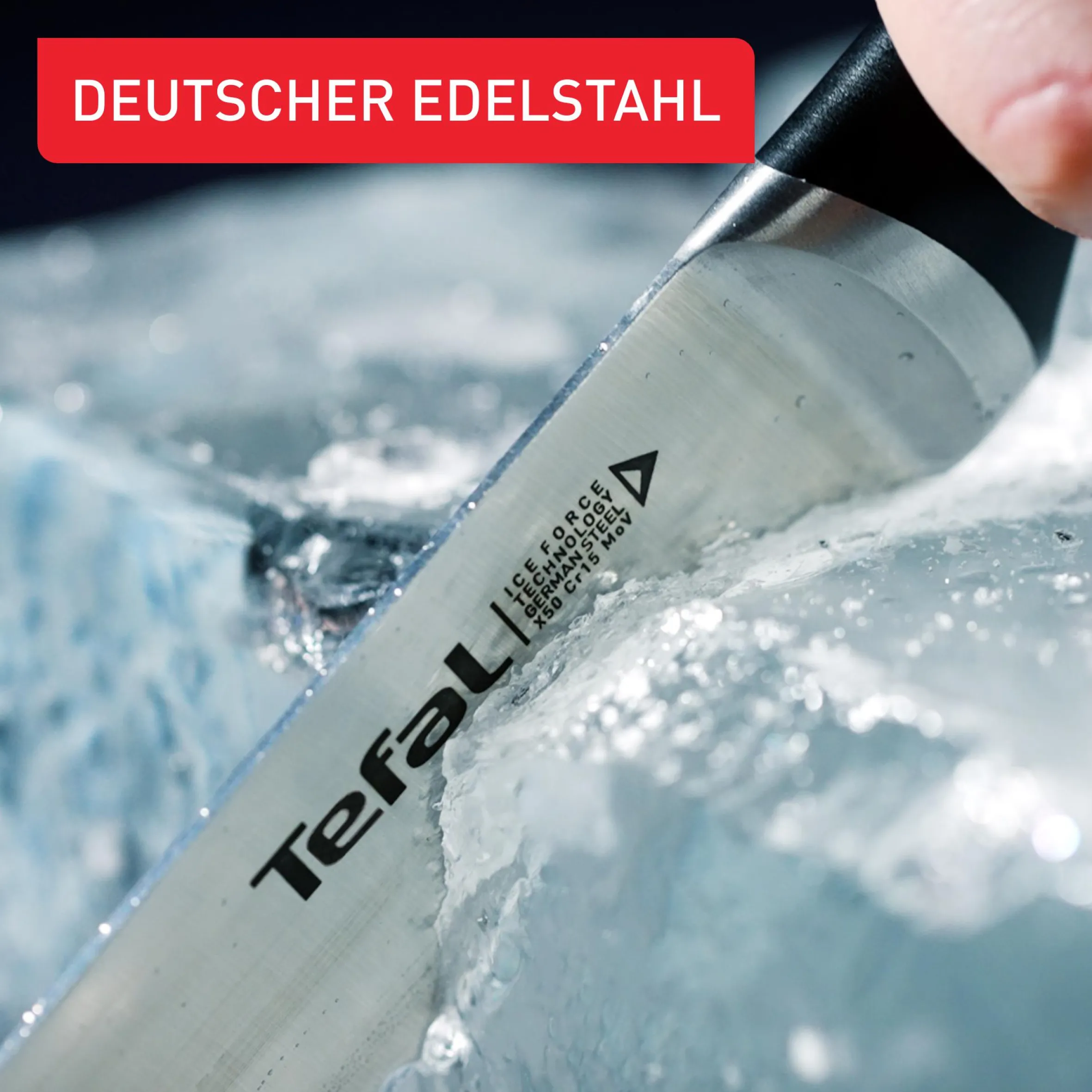 Ice Force Küchenmesser 3 tlg. Set K232S374|Tefal Hot