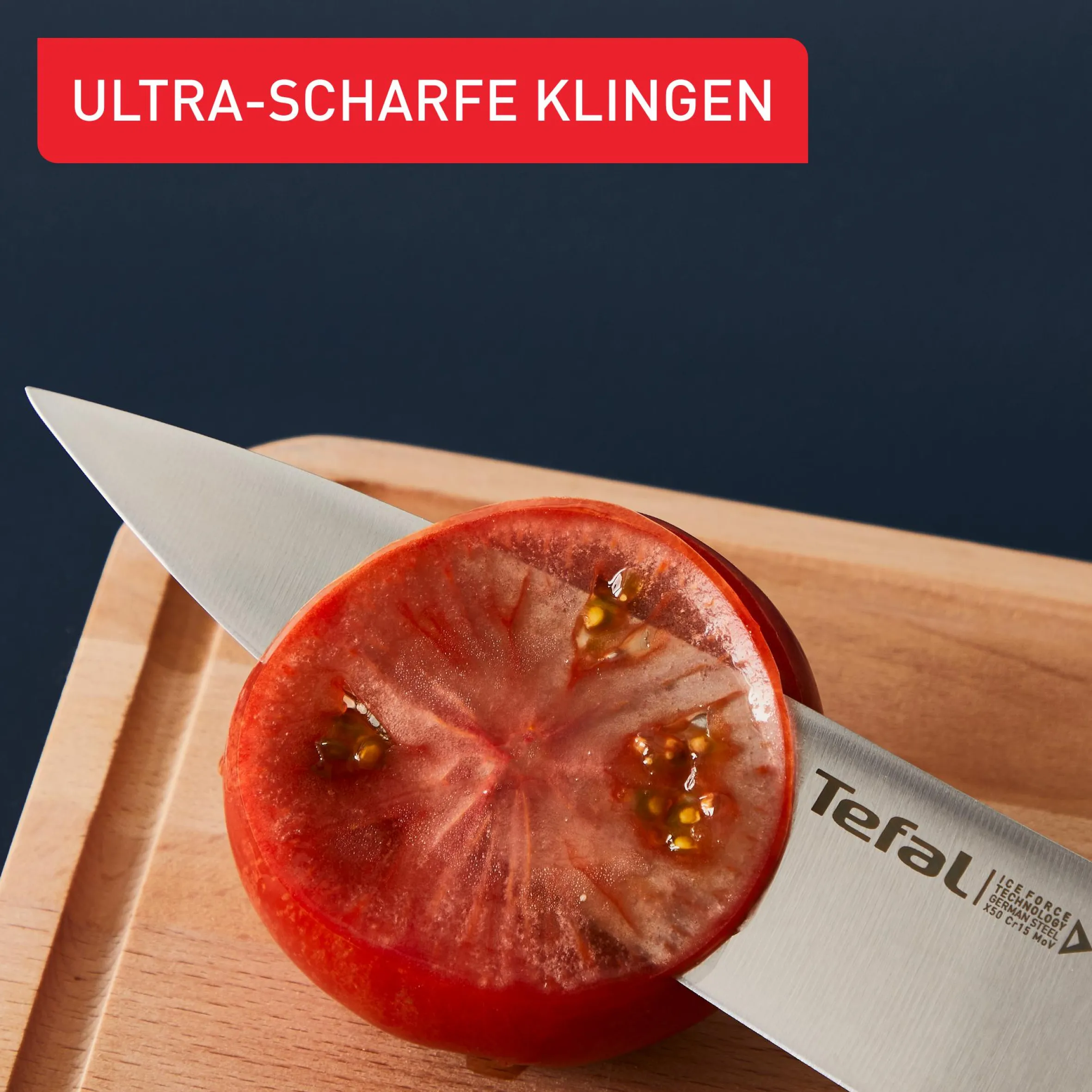 Ice Force Küchenmesser 3 tlg. Set K232S374|Tefal Hot