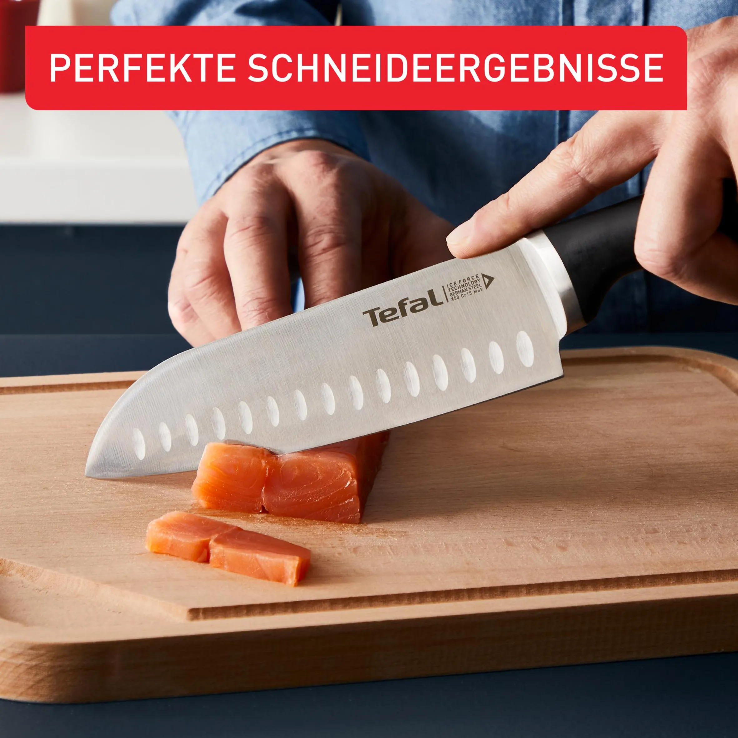 Ice Force Küchenmesser 3 tlg. Set K232S374|Tefal Hot