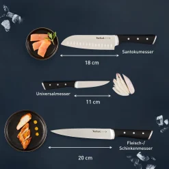 Ice Force Küchenmesser 3 tlg. Set K232S374|Tefal Hot