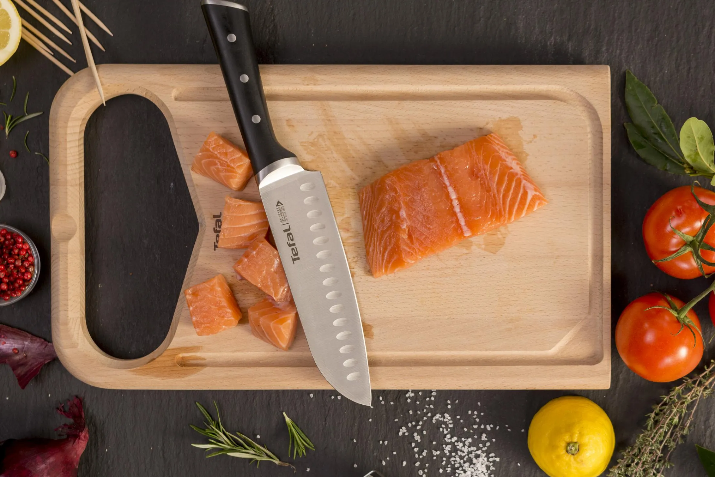 Ice Force Küchenmesser 6 tlg. Messerblock K232S5|Tefal Best