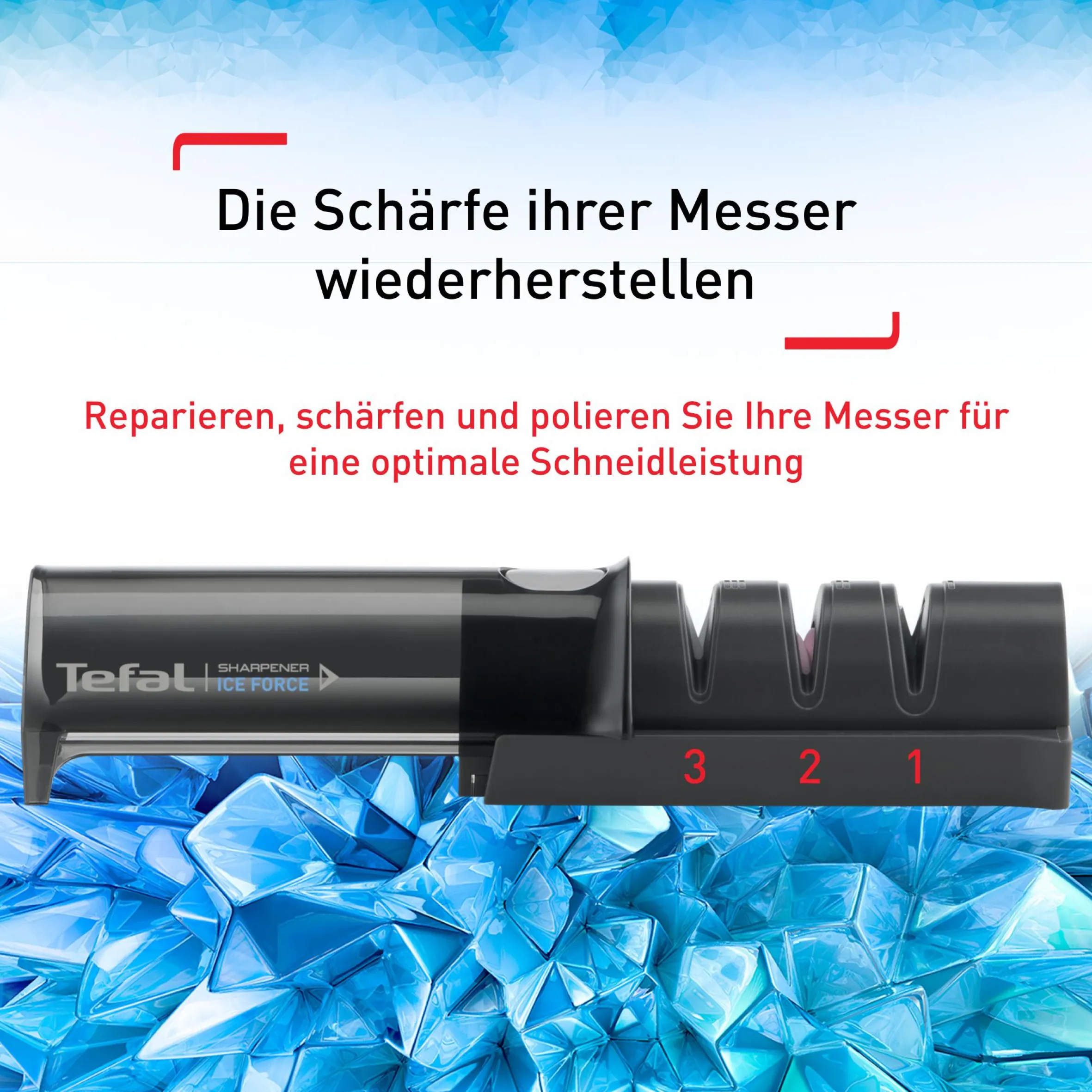 Ice Force Messerschärfer K26505|Tefal New