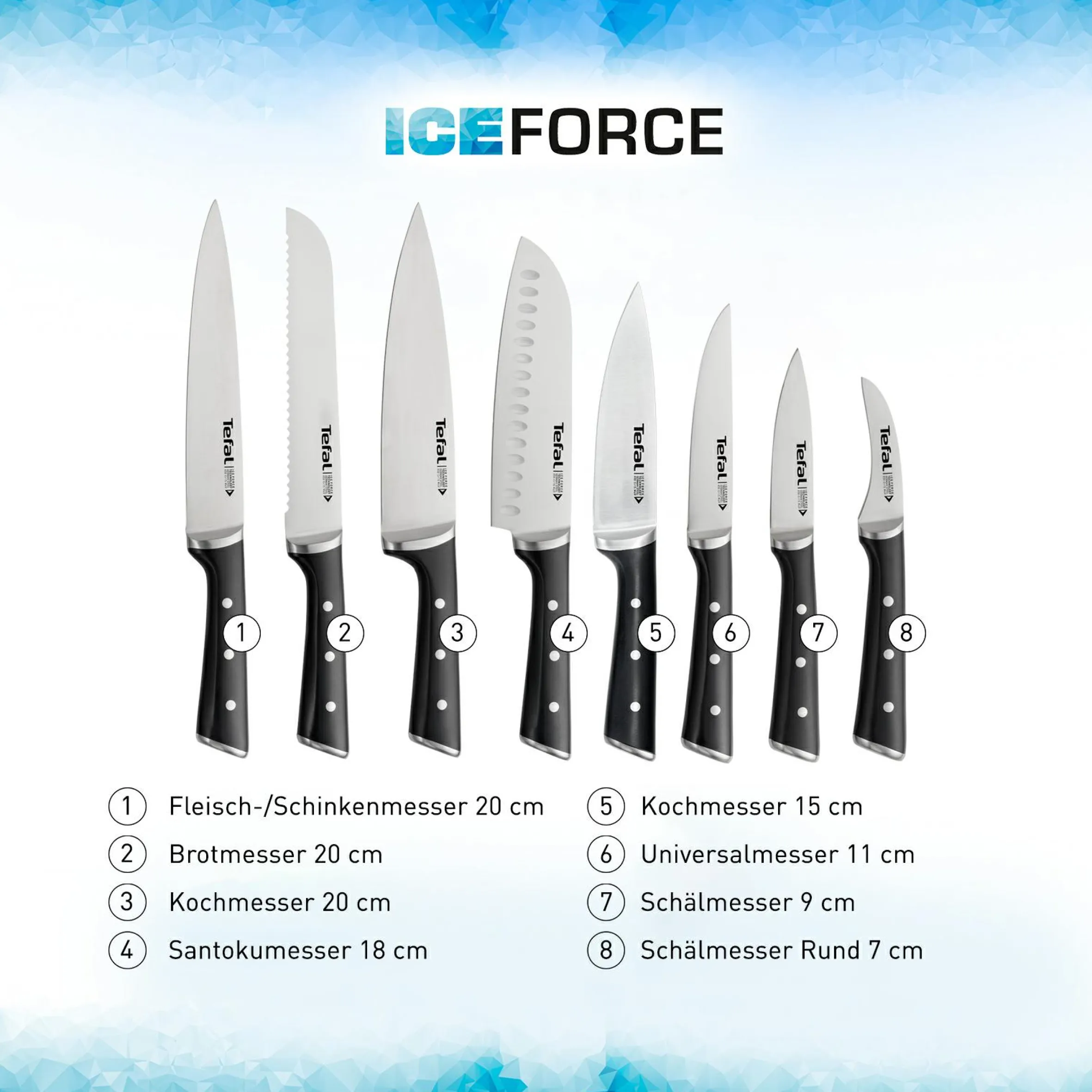 Ice Force Schälmesser 9cm K23205|Tefal Best