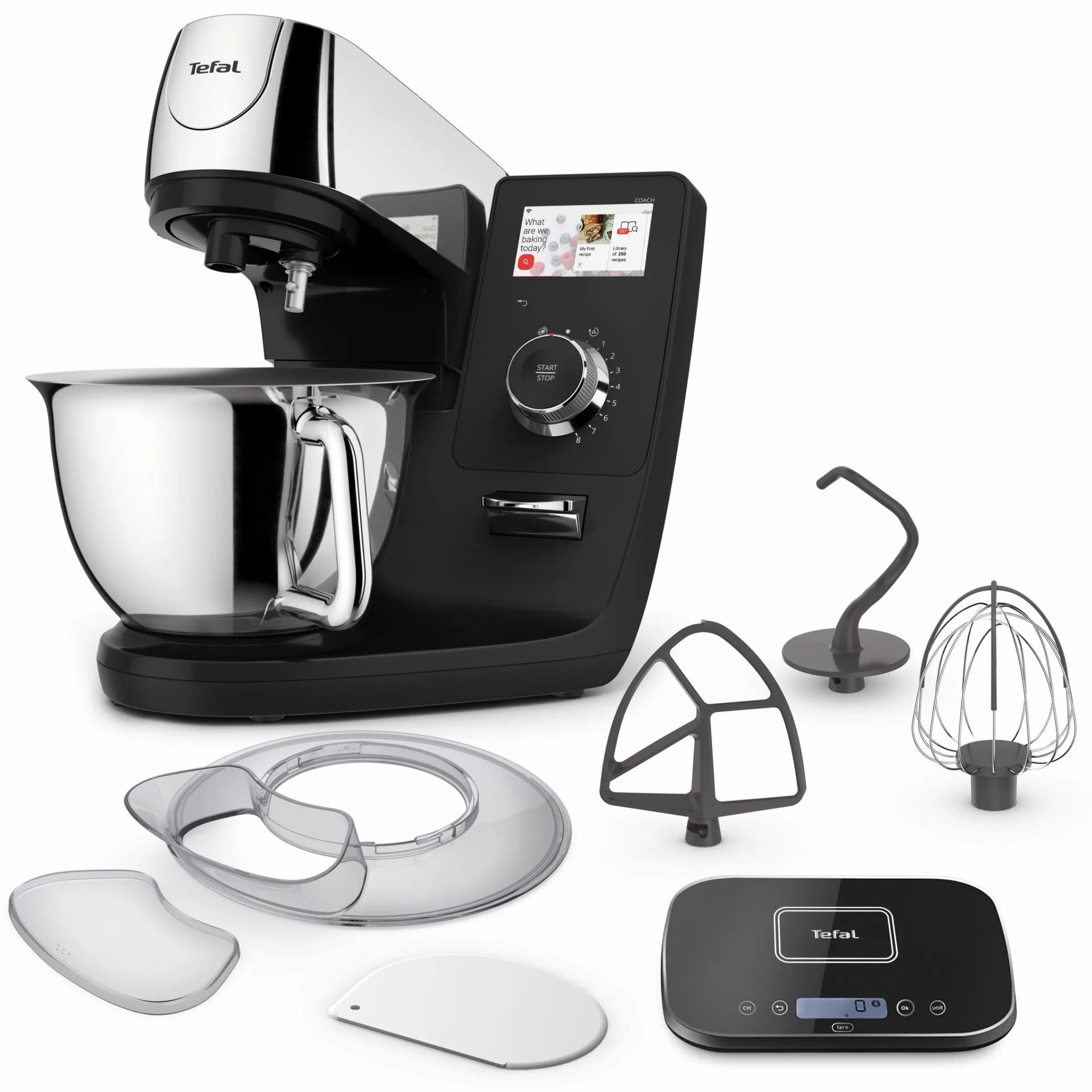 I-Coach Touch WLAN Küchenmaschine inkl. Küchenwaage QB9518|Tefal Best
