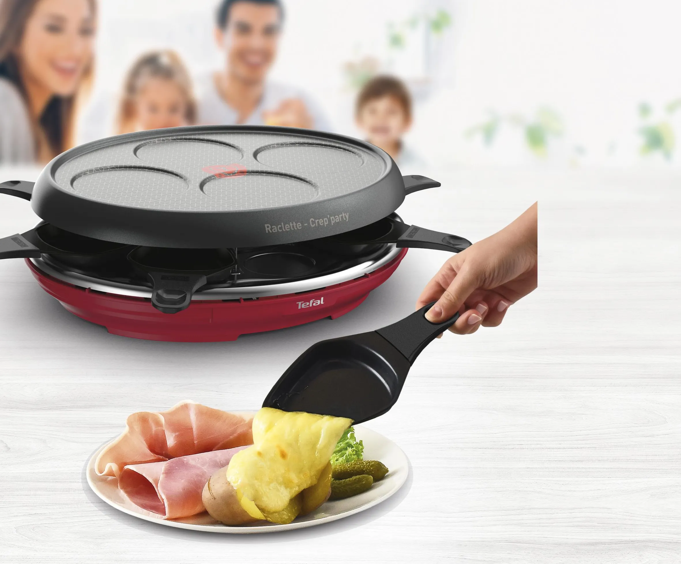 3-in-1 Raclette, Grill, Crêpe RE3105|Tefal Clearance