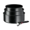 Ingenio Black Stone 4-teiliges Kasserollen-Set L39996|Tefal Sale