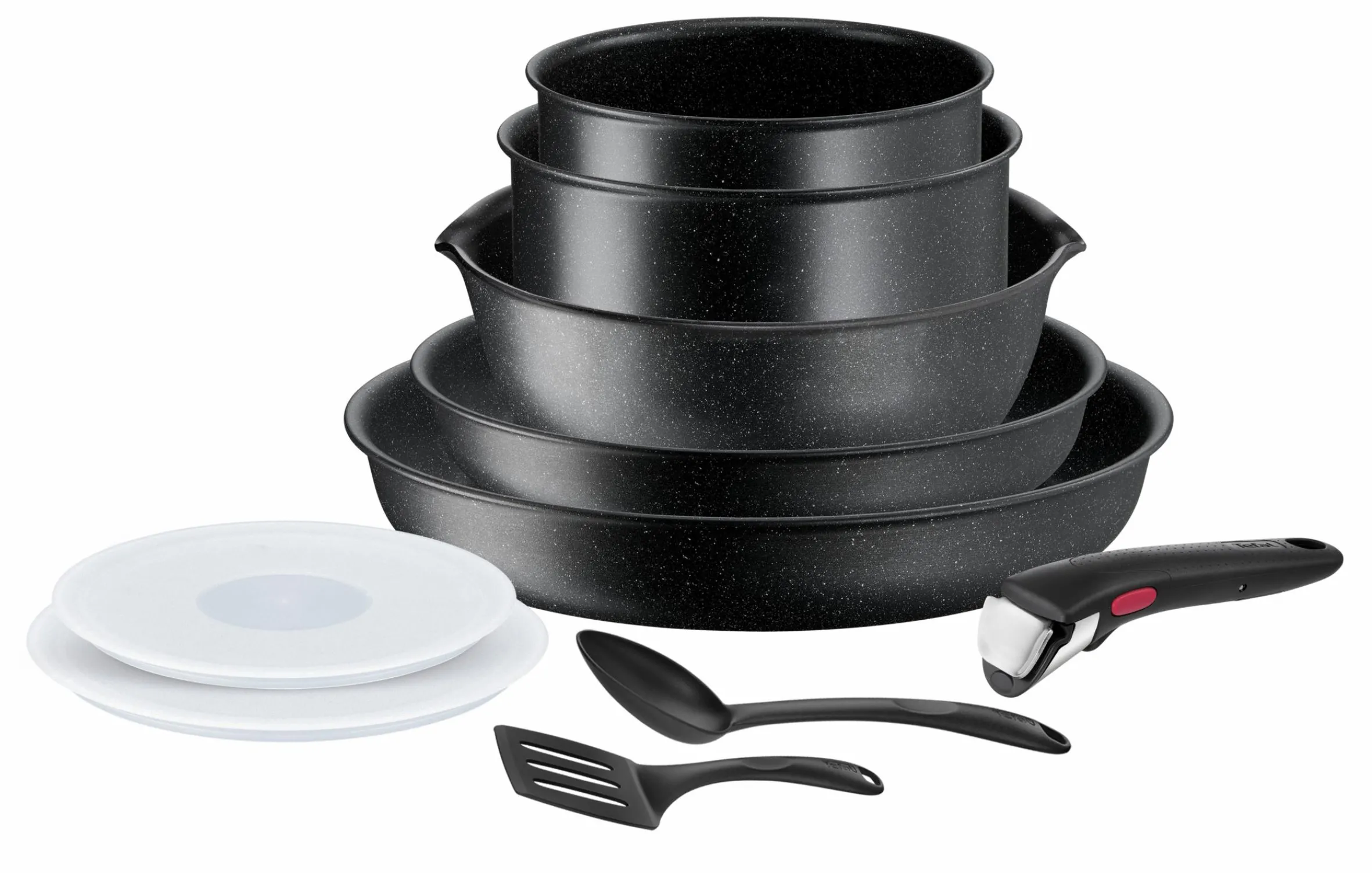 Ingenio Black Stone 10-teiliges Set L39994|Tefal New