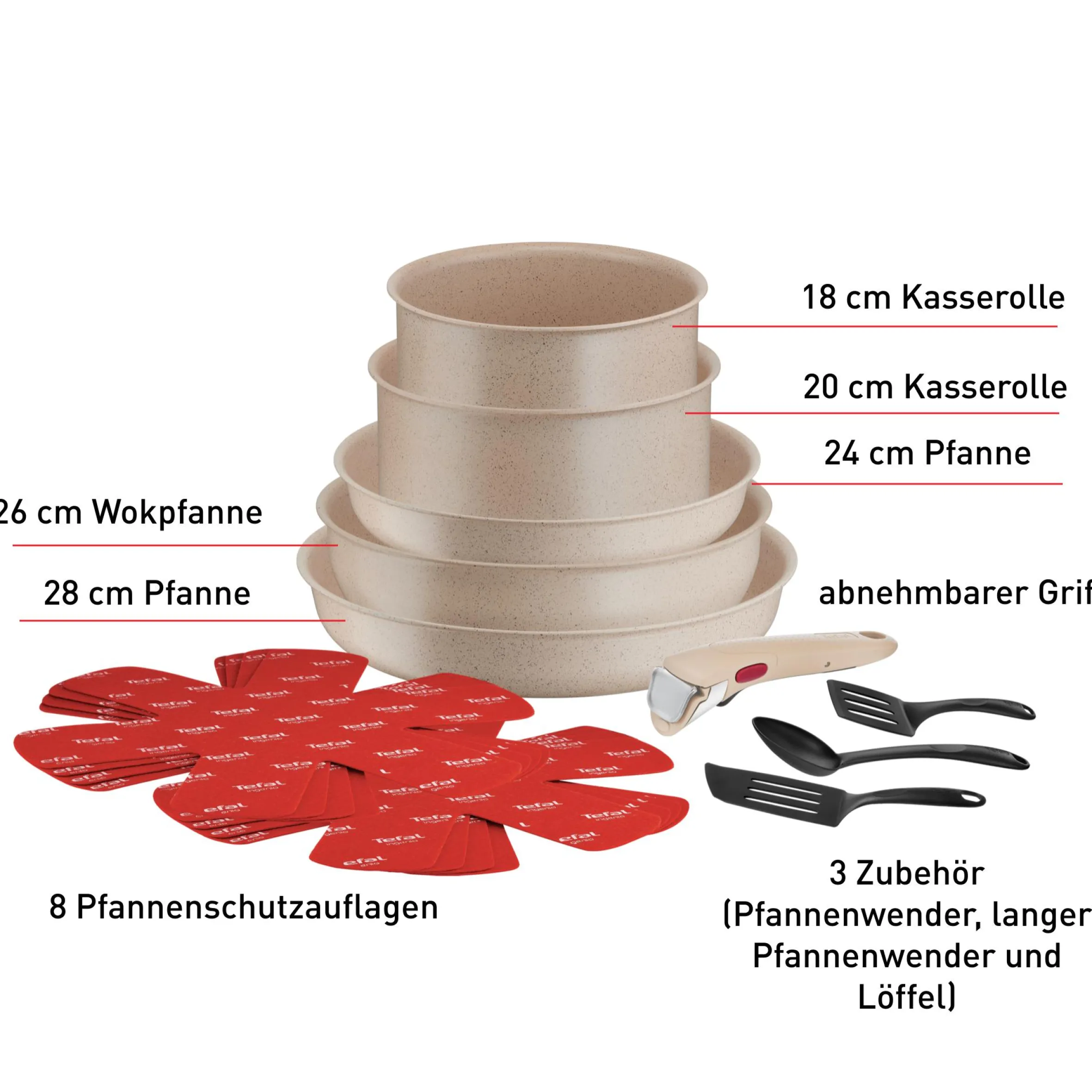 Ingenio Delight 17-teiliges Set L7839002|Tefal Clearance