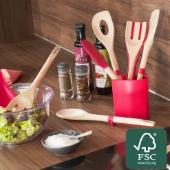Ingenio Holz-Bratwender mit Schlitzen 32 cm K23033|Tefal Discount