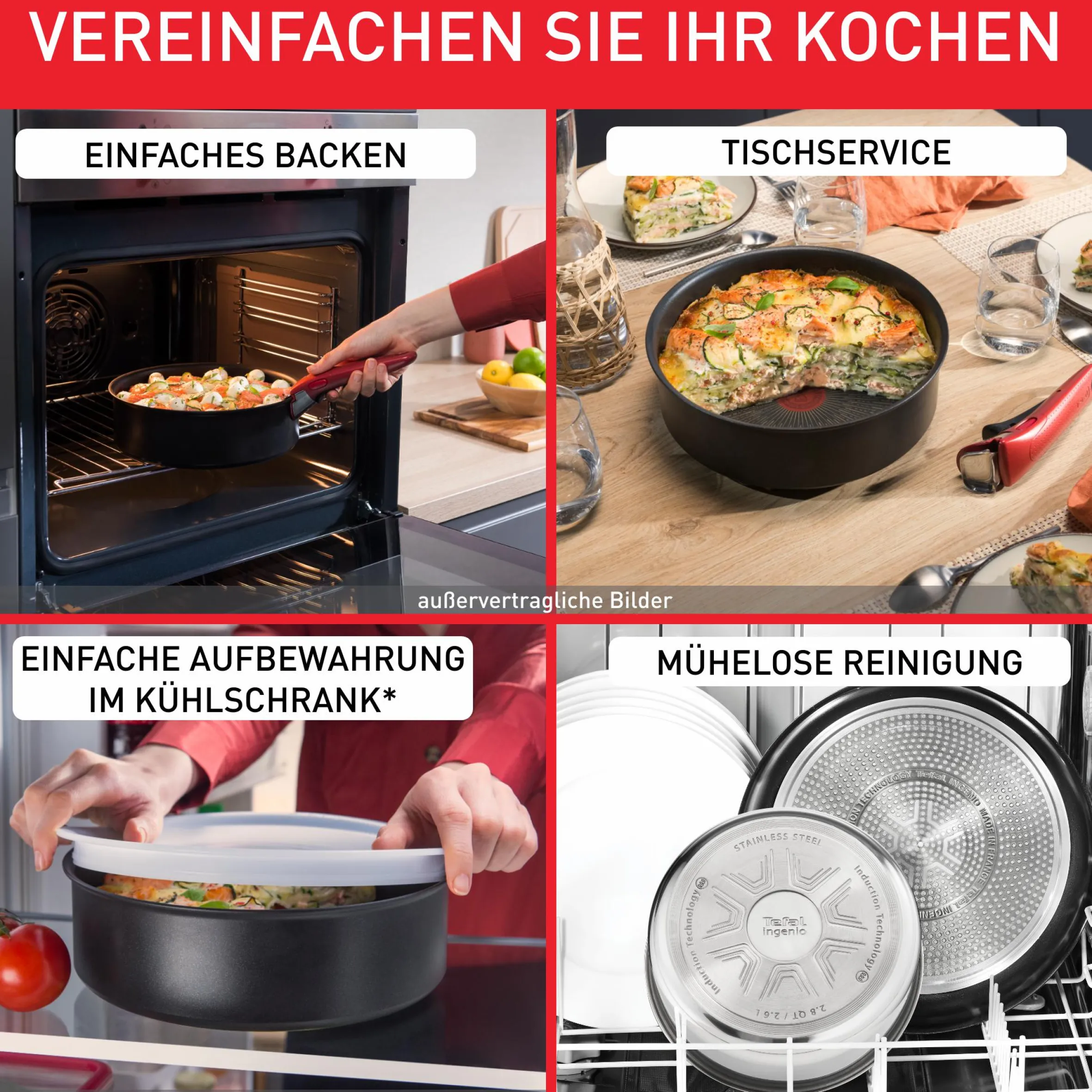 Ingenio Natural Force Pfannen 28cm L39606|Tefal